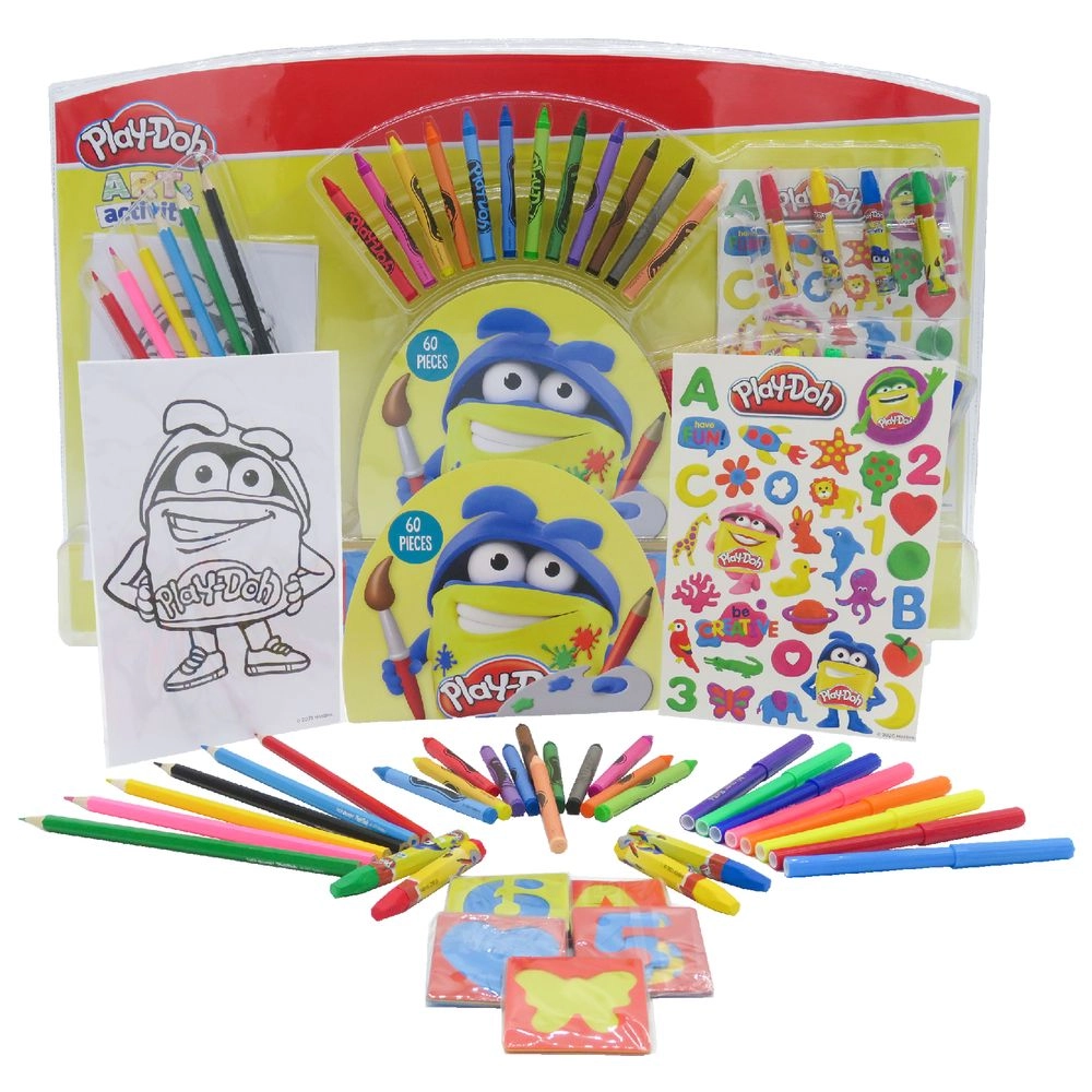 Play-Doh 60 Pieces Art Set - 3+ years