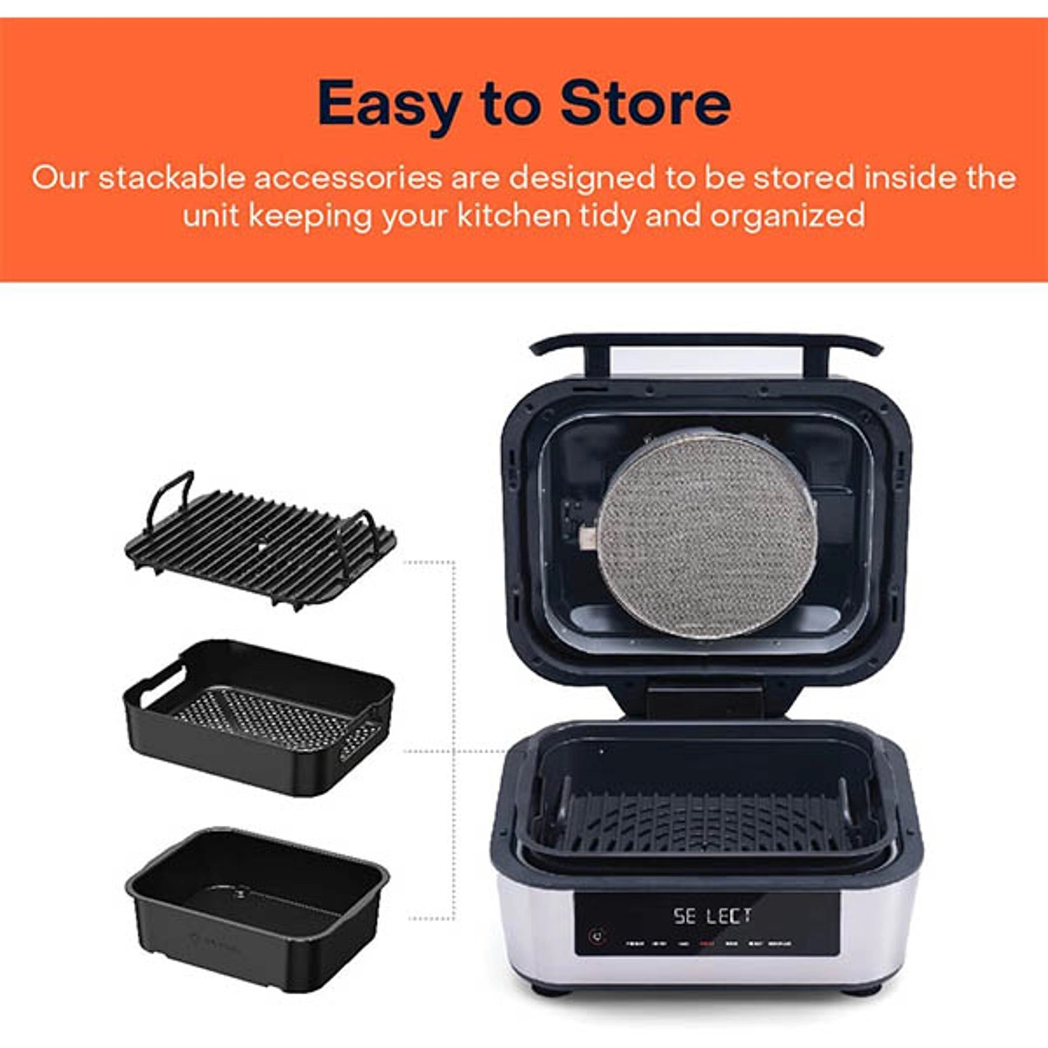 Smart Indoor Grill/Air Fryer NC-AFG960