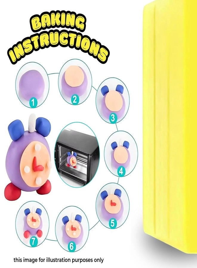 Polymer Clay - Hard Oven Bake for Canes and Sculpting Miniatures