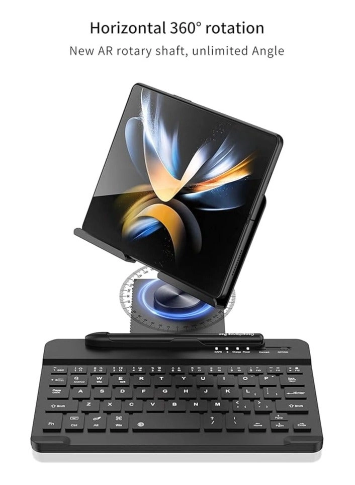 Bluetooth Keyboard - For Samsung Galaxy Z Fold 6/5/4/3/2, Mouse & Stylus Kit