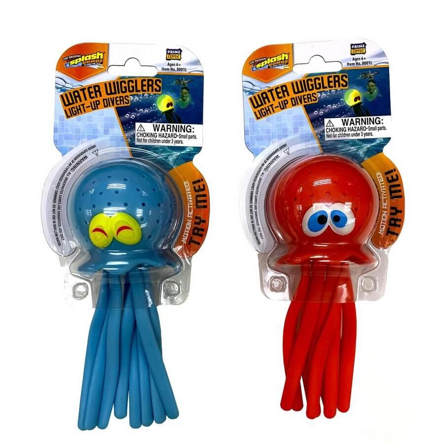 SKME TRADING Water Wigglers - Light-Up Motion-Activated Soft Tentacle