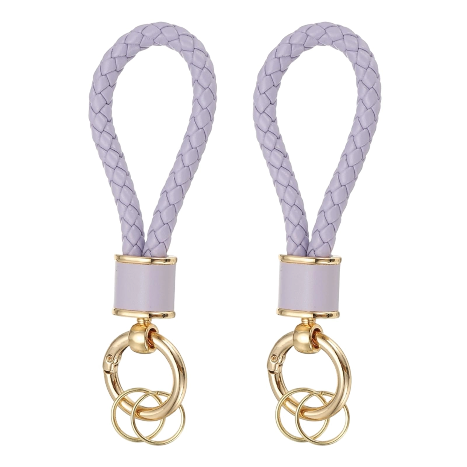 SourcingMap Braided Leather Keychain - Animal
