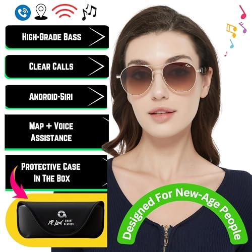 Alpha - Smart Sunglasses Bluetooth 5.3 120H Standby