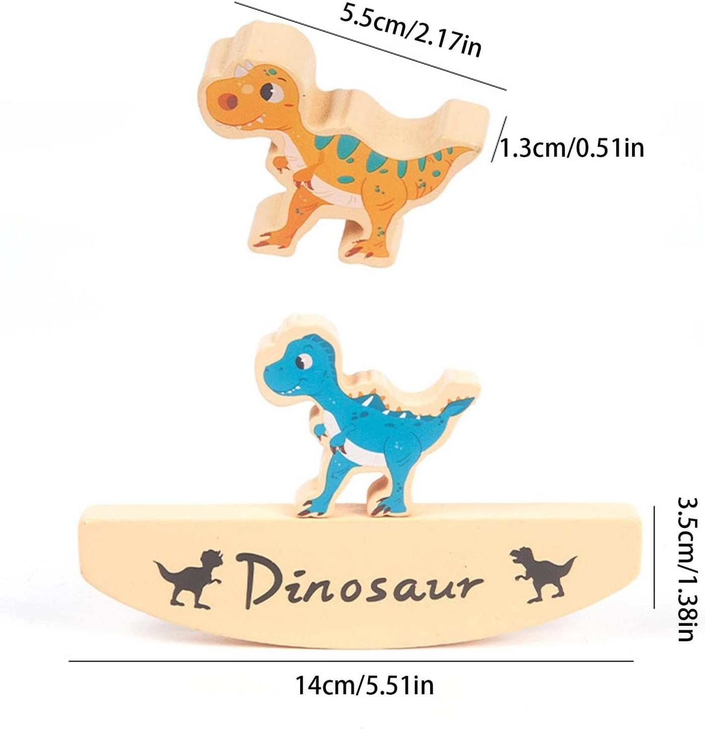 Dinosaur Balance Game - 36 months+ 9 pieces