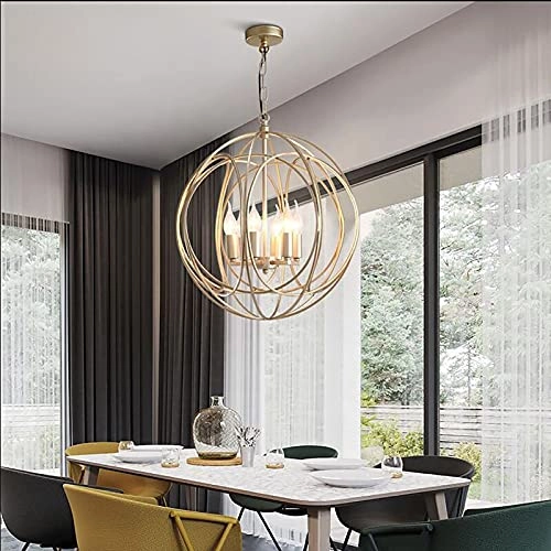 E14 Nordic Post-modern Dining Room Lamp - 40*45cm Golden
