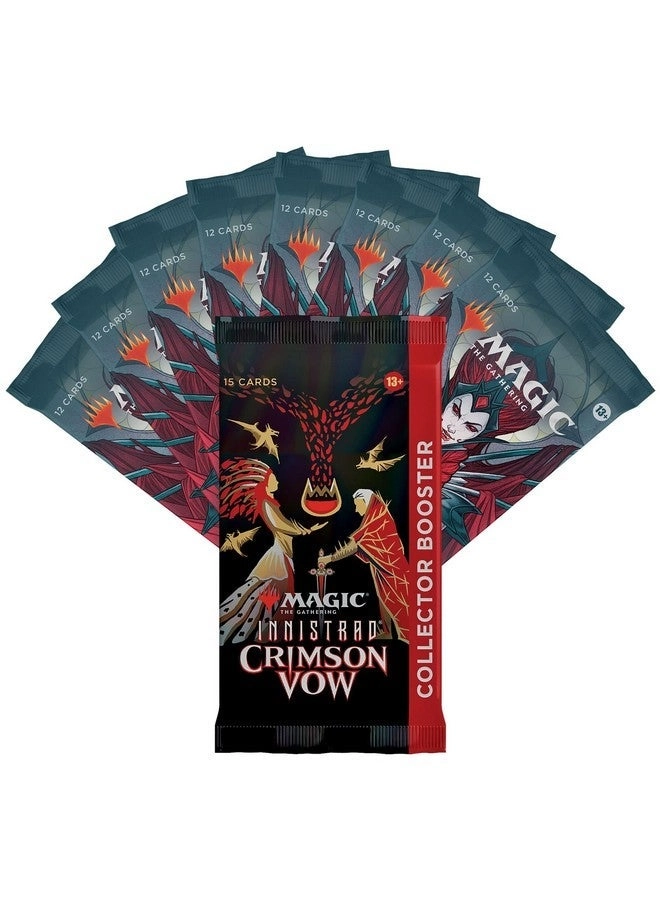 Innistrad: Crimson Vow Set Booster - 8pcs + Innistrad: Crimson Vow Collector Booster - 1pcs + Innistrad: Crimson Vow Accessories - 40pcs