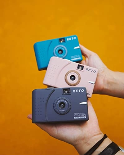 Ultra-Wide & Slim 35mm Film Camera - 22mm Wide Lens Charcoal