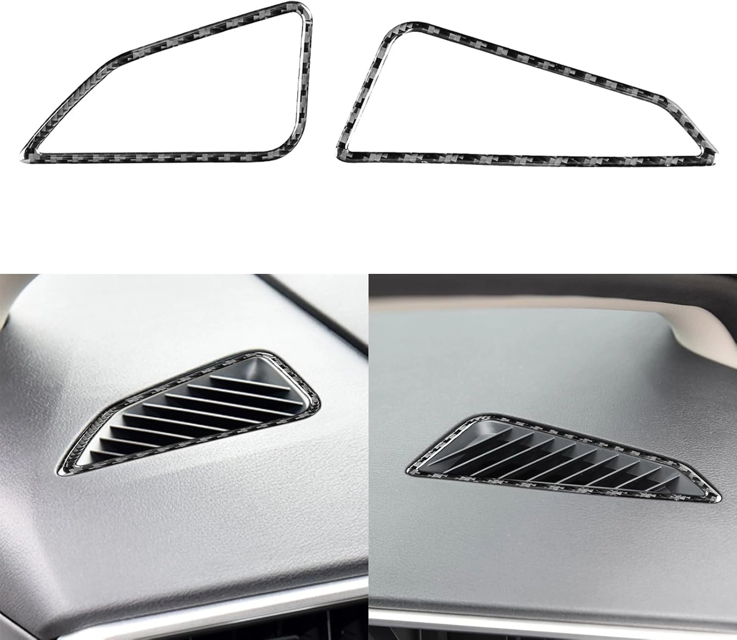 Dashboard Sides Air Vent Trim Frame - Toyota Corolla & Cross 2019 2020 2021 2022 2023 2024 2025