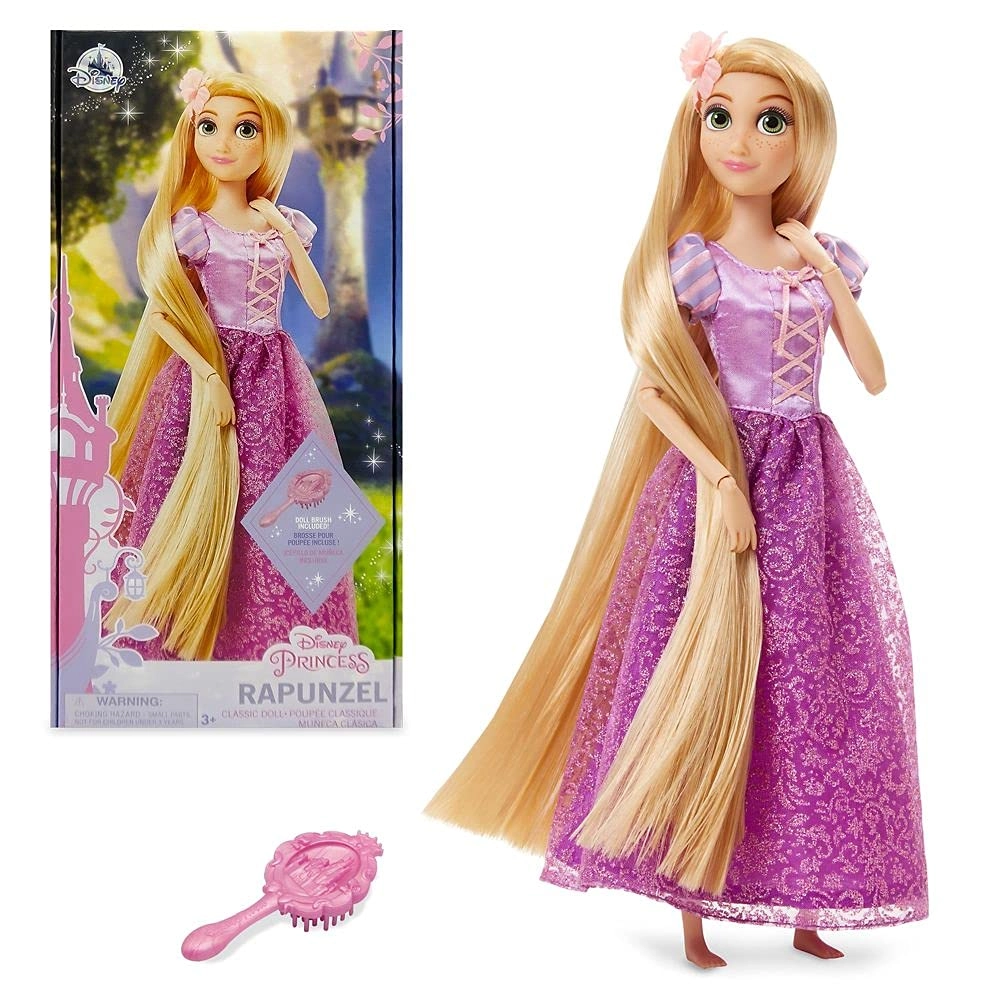 Disney Store Rapunzel Doll - 11 ½ Inches Polyoxymethylene Polyvinyl Chloride Polyester Ages 3+