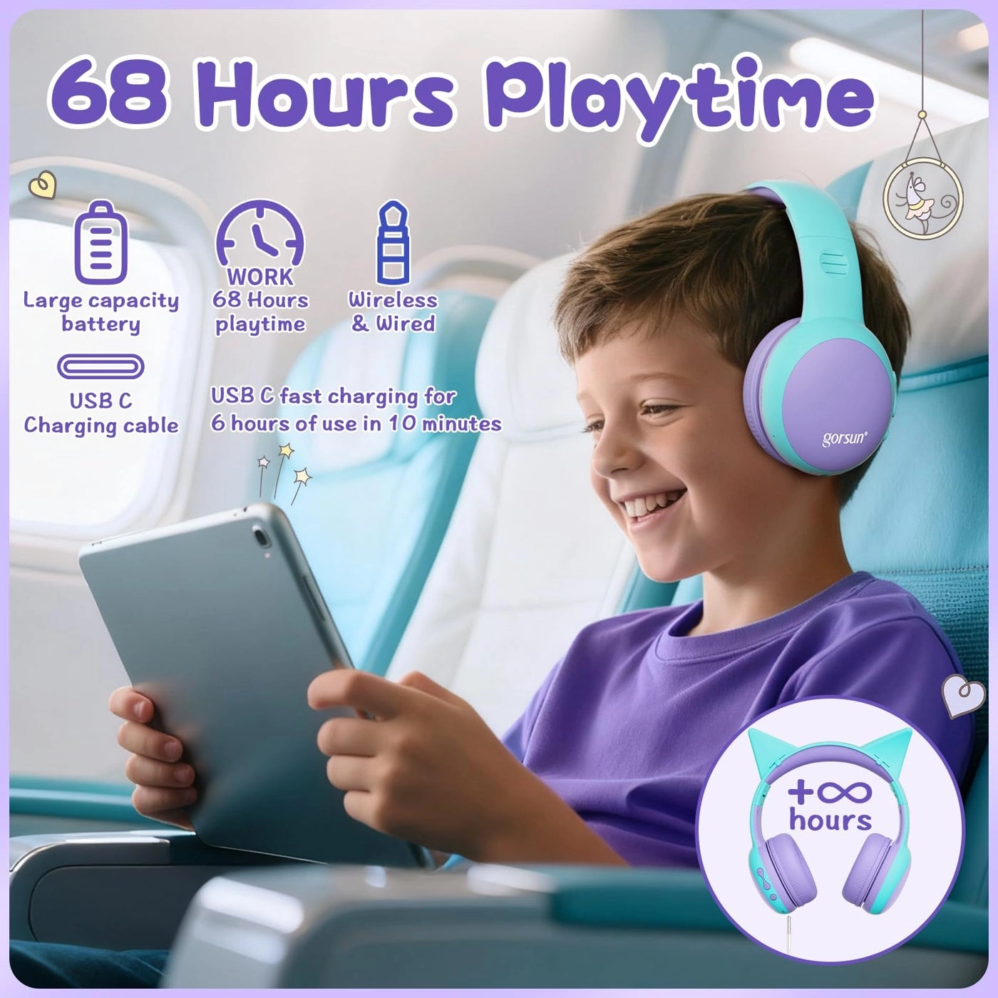 E61 Wireless Headphone