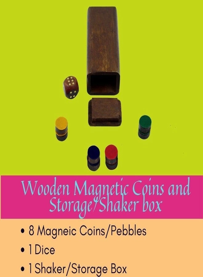 Handmade Wooden Snake% ladders - Magnetic Travel