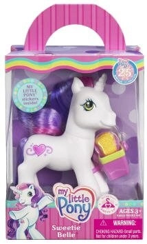 My Little Pony Sweetie Belle Doll - Has stickers inside.