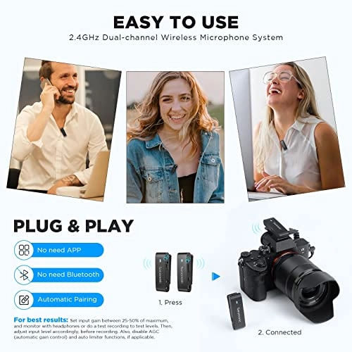 Blink300 B2 3.5mm-Mini-Jack+Wireless Microphone