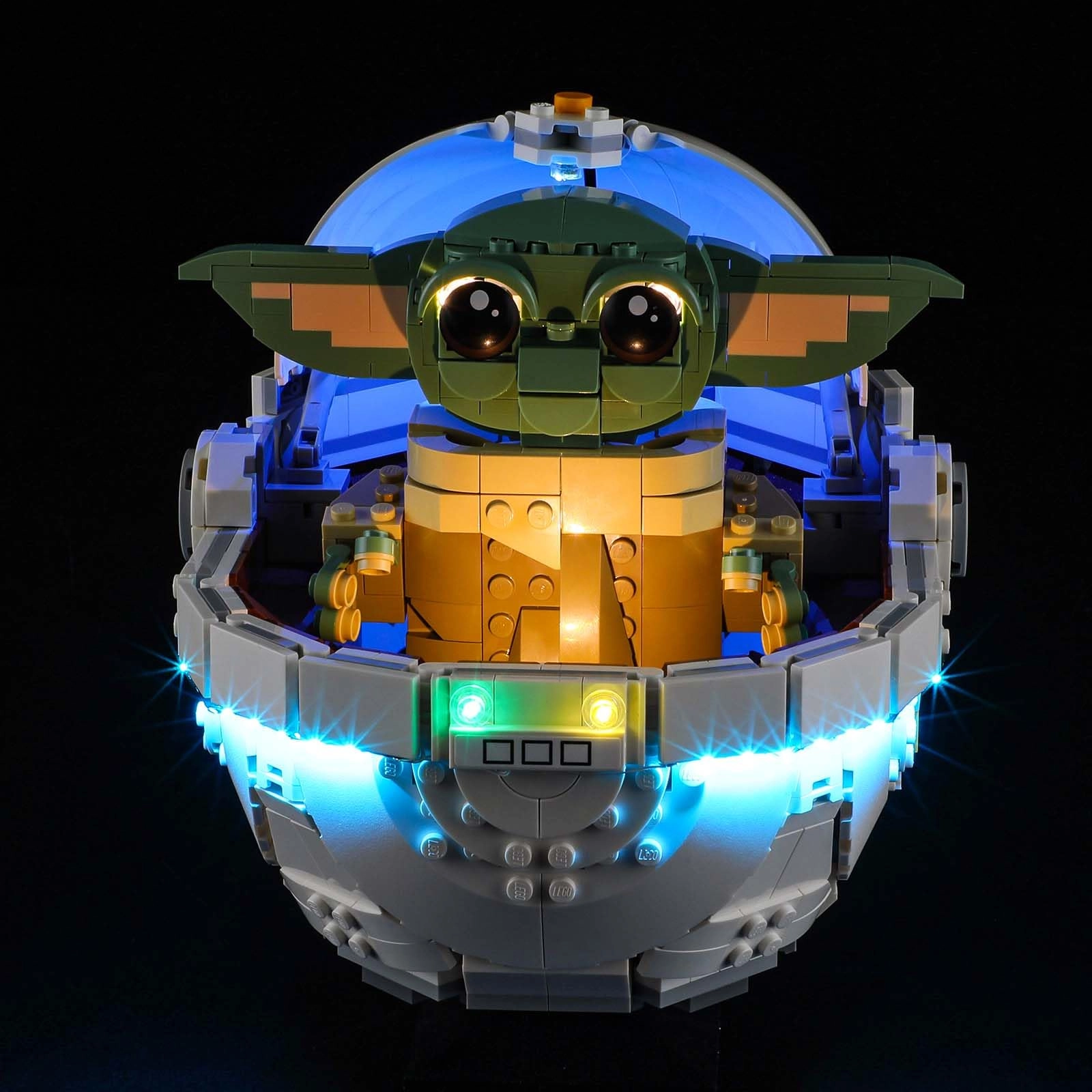 Mililier LED Light Kit for LEGO 75403 Grogu with Hover-Pram