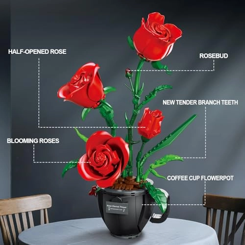 Coffee Cup Rose - 450 pcs