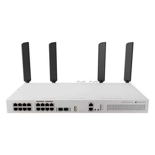 CRS418-8P-8G-2S+5axQ2axQ-RM - 10000 Mbps 802.11ax + CRS304-4XG-IN