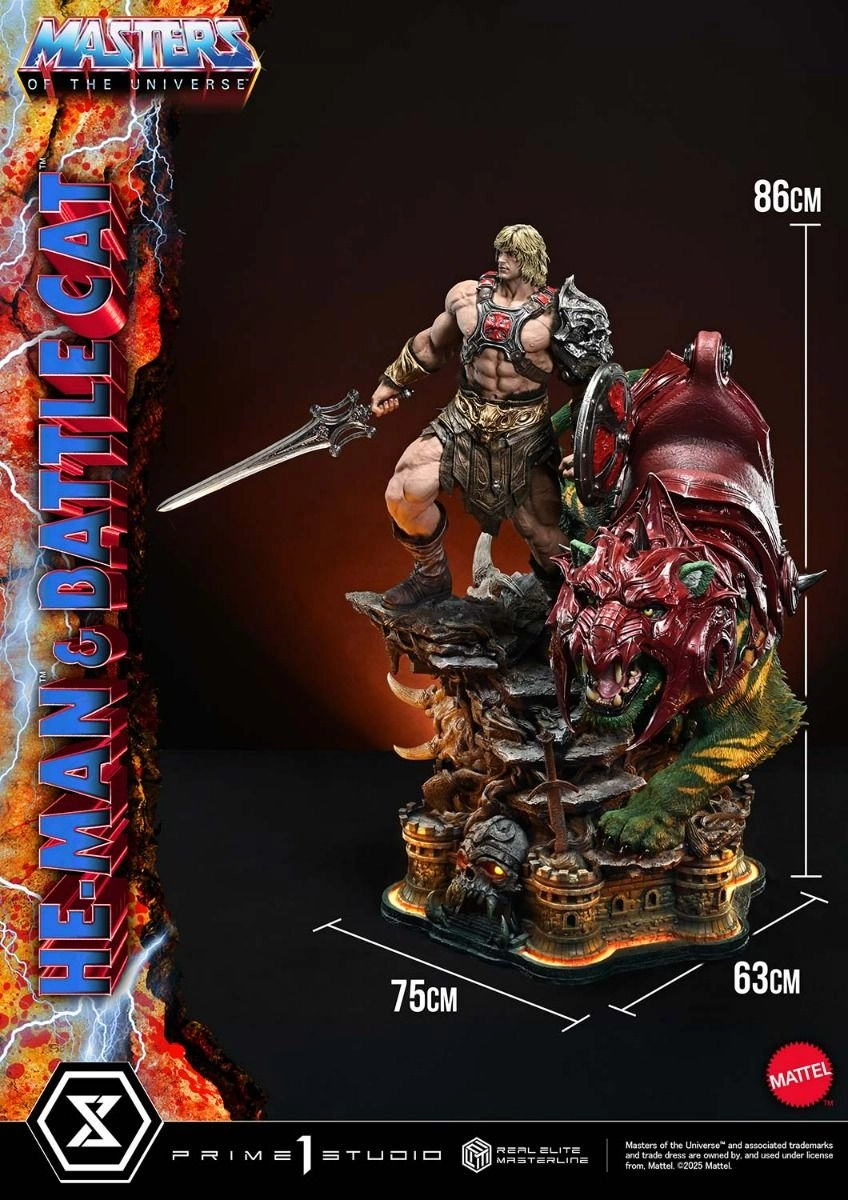 He-Man & Battle Cat - Real Elite Masterline 1/4 Statue
