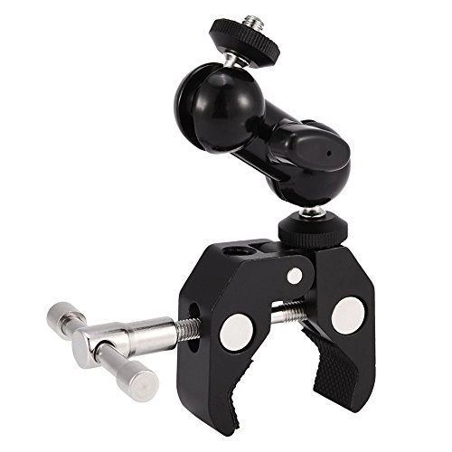 Dual Ball Arm Mount - Aluminum Alloy Black