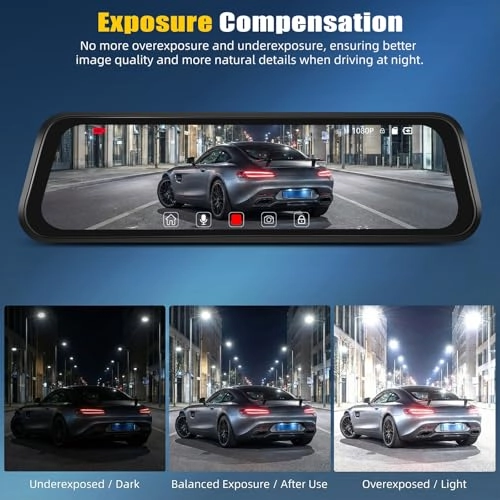 Mirror Dash Cam - 1920*1080P 30FPS