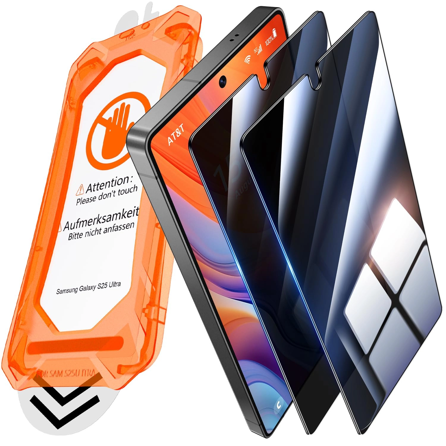 UniqueMe Tempered Glass Privacy Screen Protector - Samsung Galaxy S25 Ultra Full Coverage