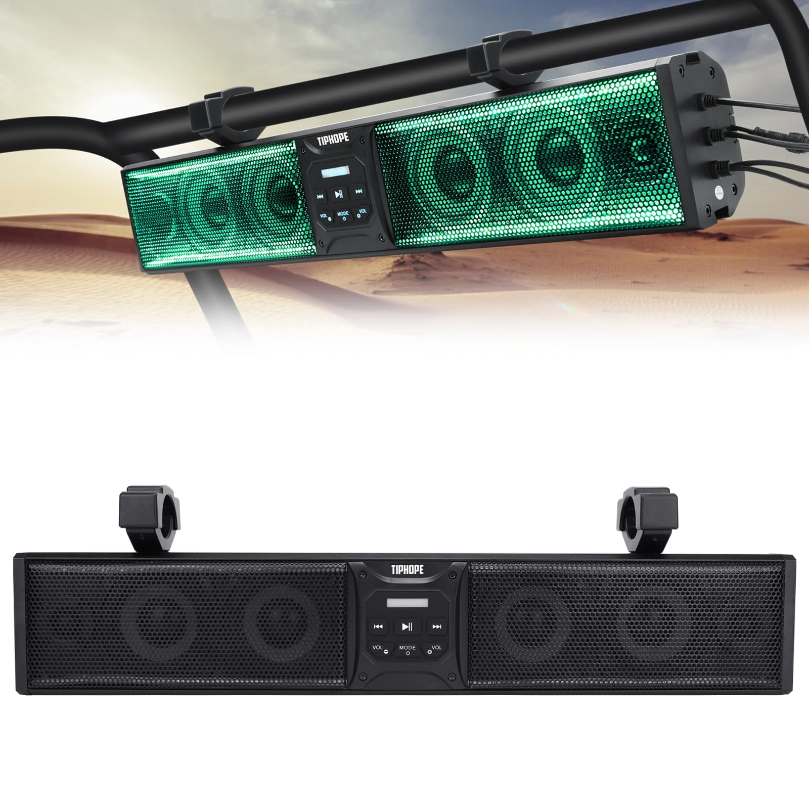 TIPHOPE UTV Sound Bar - 6 Speaker