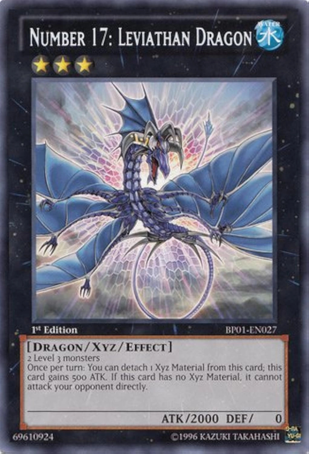 Yu-Gi-Oh! Number 17: Leviathan Dragon BP01-EN027 - Battle Pack: Epic Dawn 1st Edition