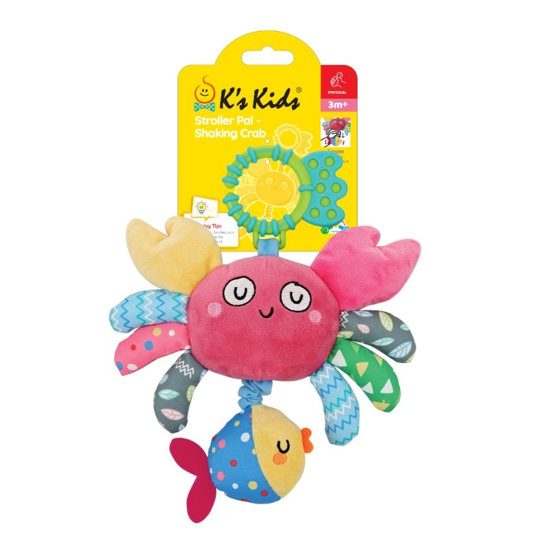 Shaking Crab Crib Toy - 3 months