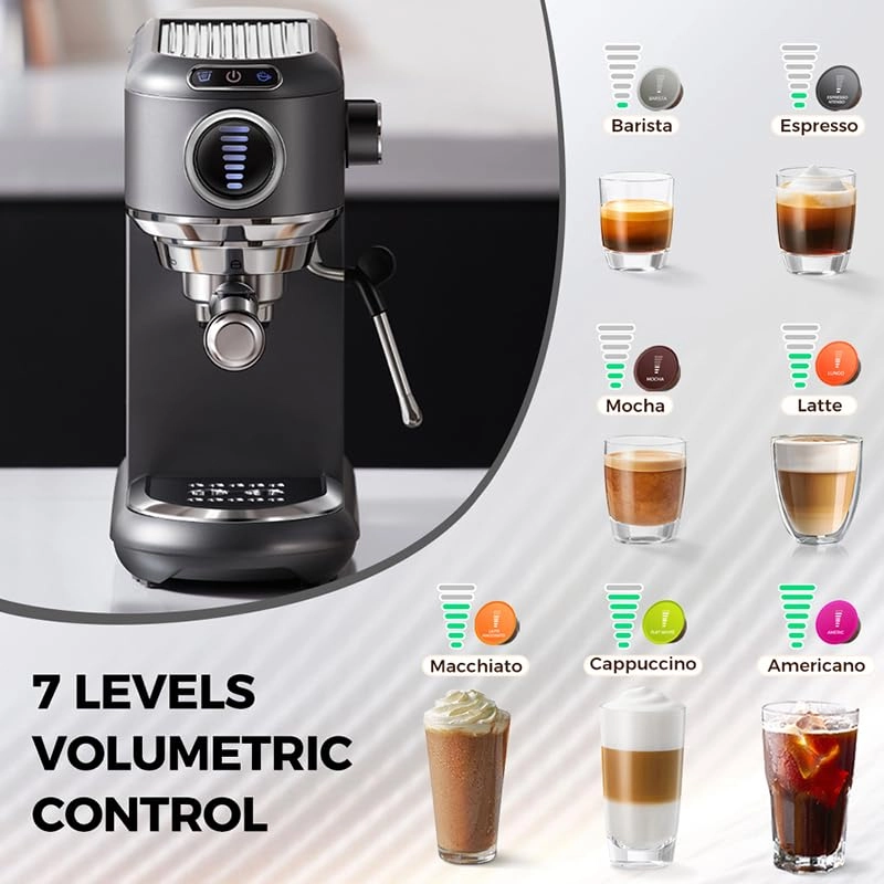 Espresso Coffee Machine & Milk ST-695