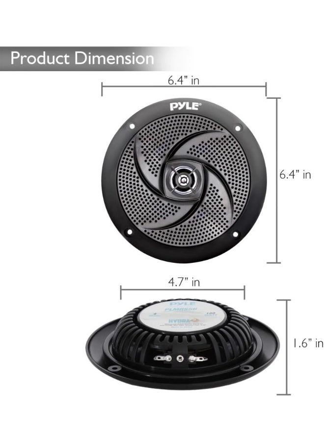 Marine Speakers - 5.25 Inch 180 Watt