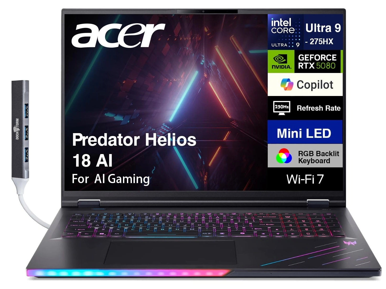 Acer Predator Helios 18 PHN18-72-918C - 18'' Core Ultra 9-275HX 64GB DDR5 1TB SSD