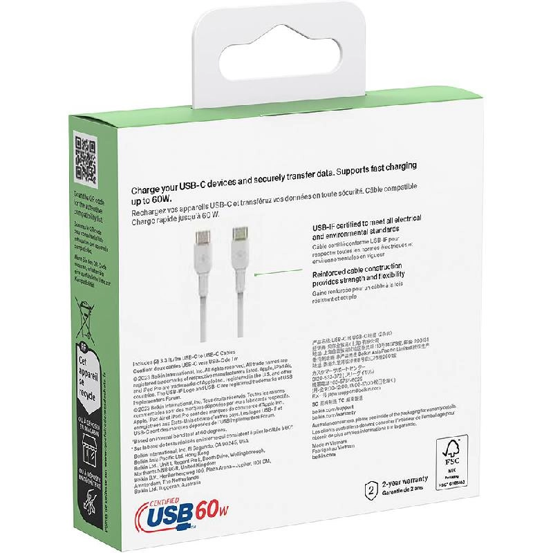 Standard Cable 2.0 USB-C to USB-C 1m Silicone (2-Pack)