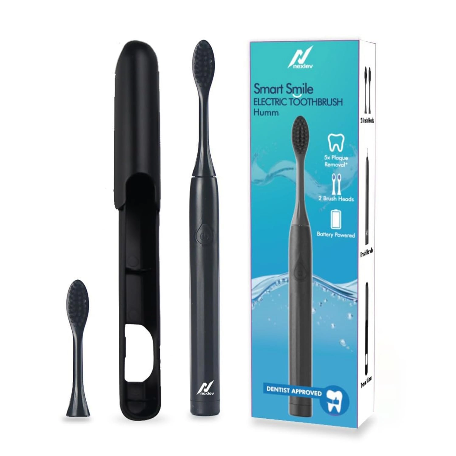 Nexlev by Cambium Retail ETC-05 - 40000 vibrations/min USB Type C 4 Replaceable Brushheads