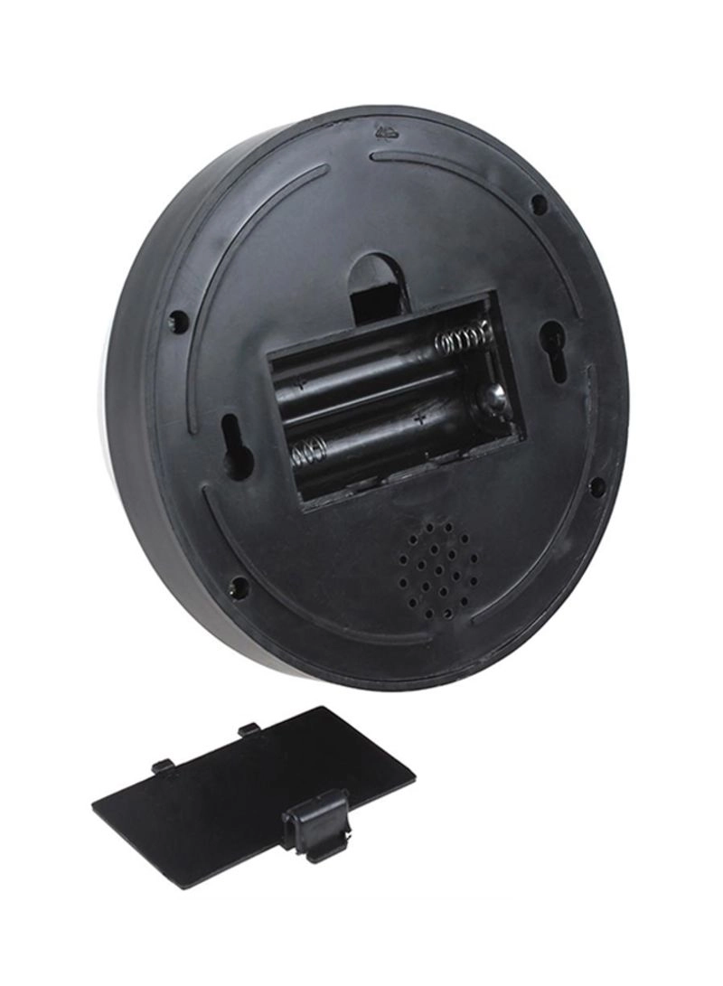 Dummy Security Camera - Solar Powered IR Red LED Light Silver