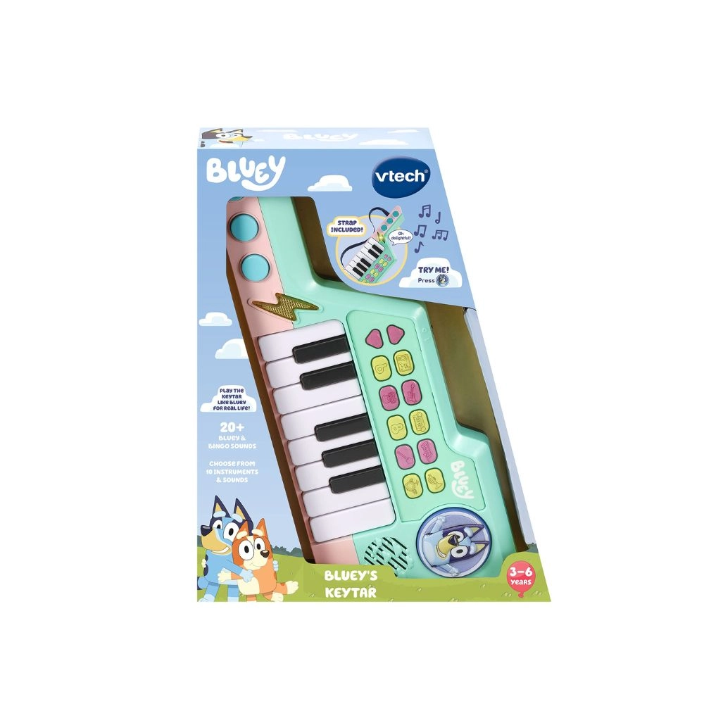 Bluey's Keytar - 10 built-in melodies Suitable for 3 to 6 years