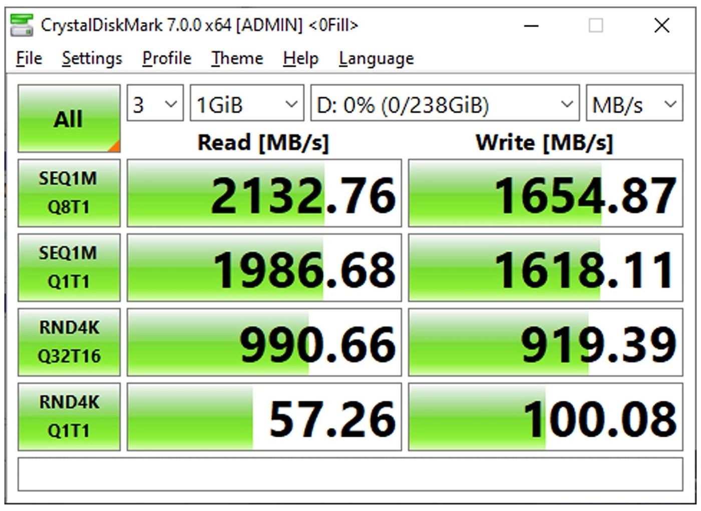 NVMe PCIe Gen3x4 - 256GB M.2 2280