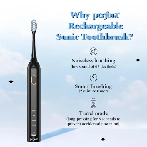 Sonic Smart Toothbrush - 4 Modes 60 Day Battery Life