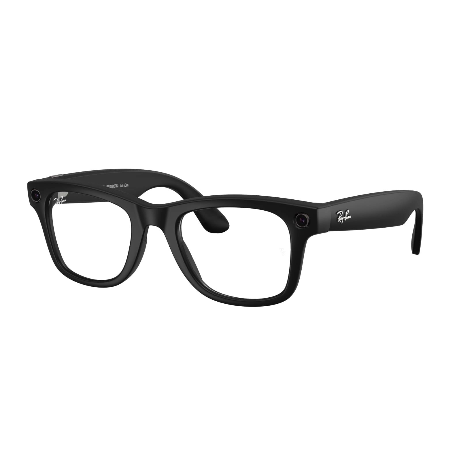 EssilorLuxottica Wayfarer (Gen 2) - Shiny Black Green lenses 12 MP camera