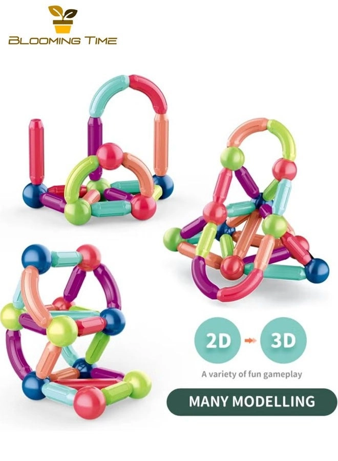 Puzzle magnetic building block - 42 pcs