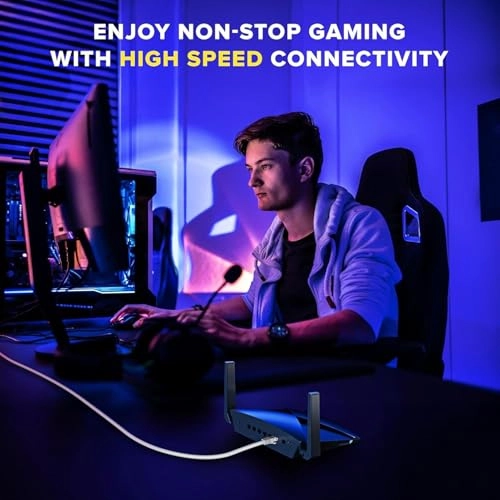 Rectangular Satellite Ethernet Cable Extension - 1m / 3ft