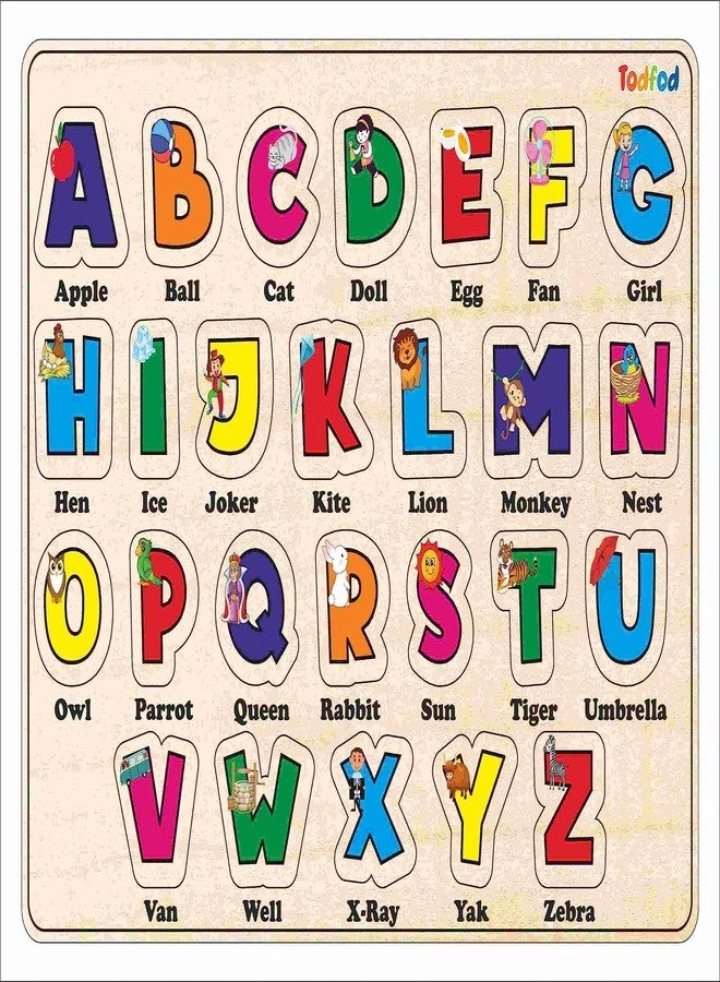 Gujarati-English Bilingual Wooden Puzzle - 3-8