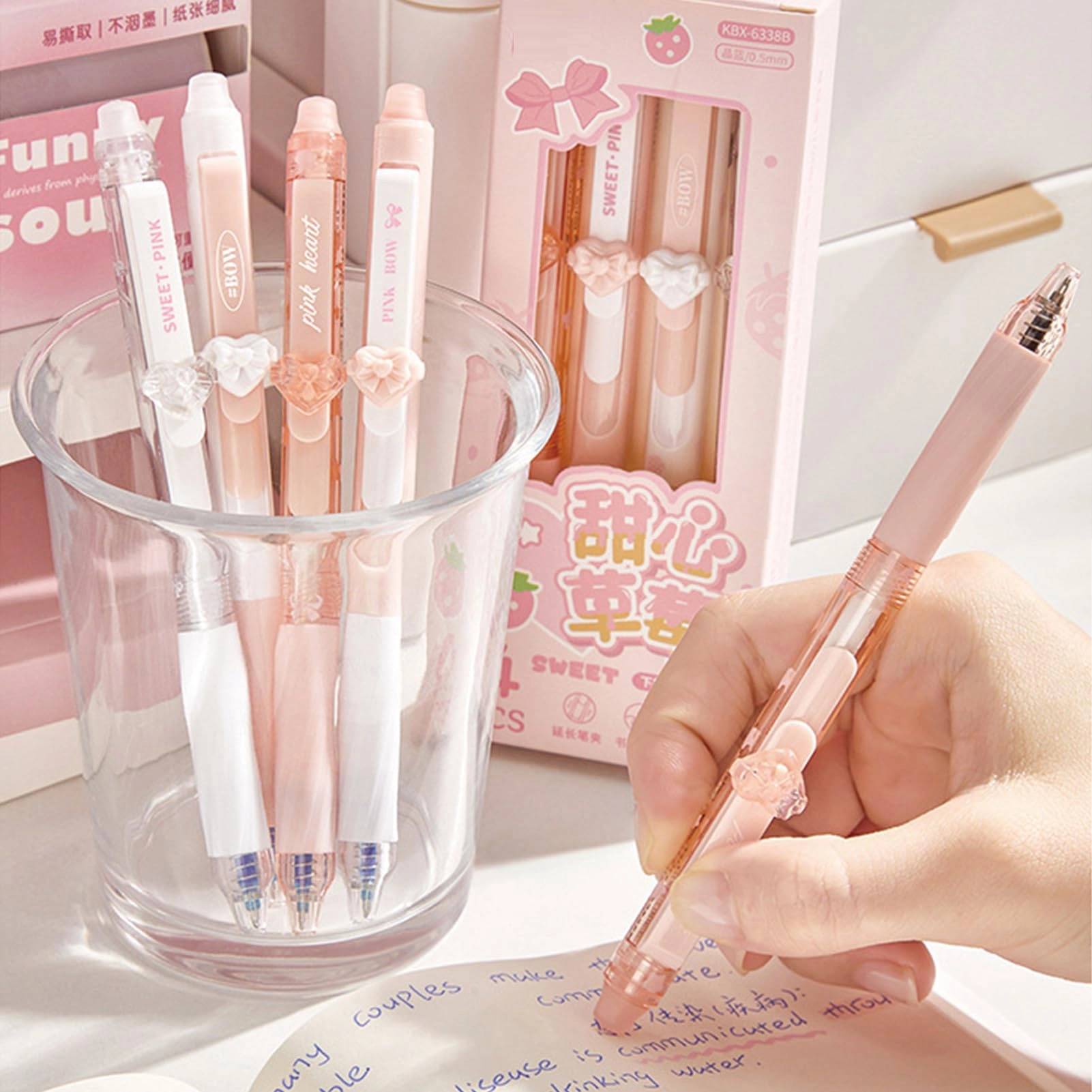 Cute Gel Pen - 4Pcs 0.5mm
