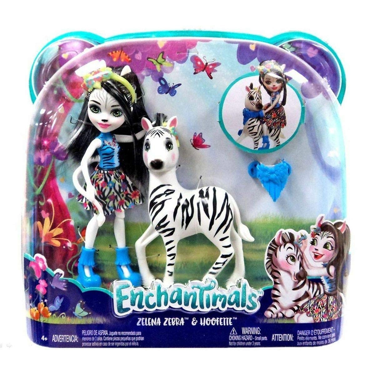 Enchantimals Zelena Zebra Dolls - Amazon Exclusive Girls