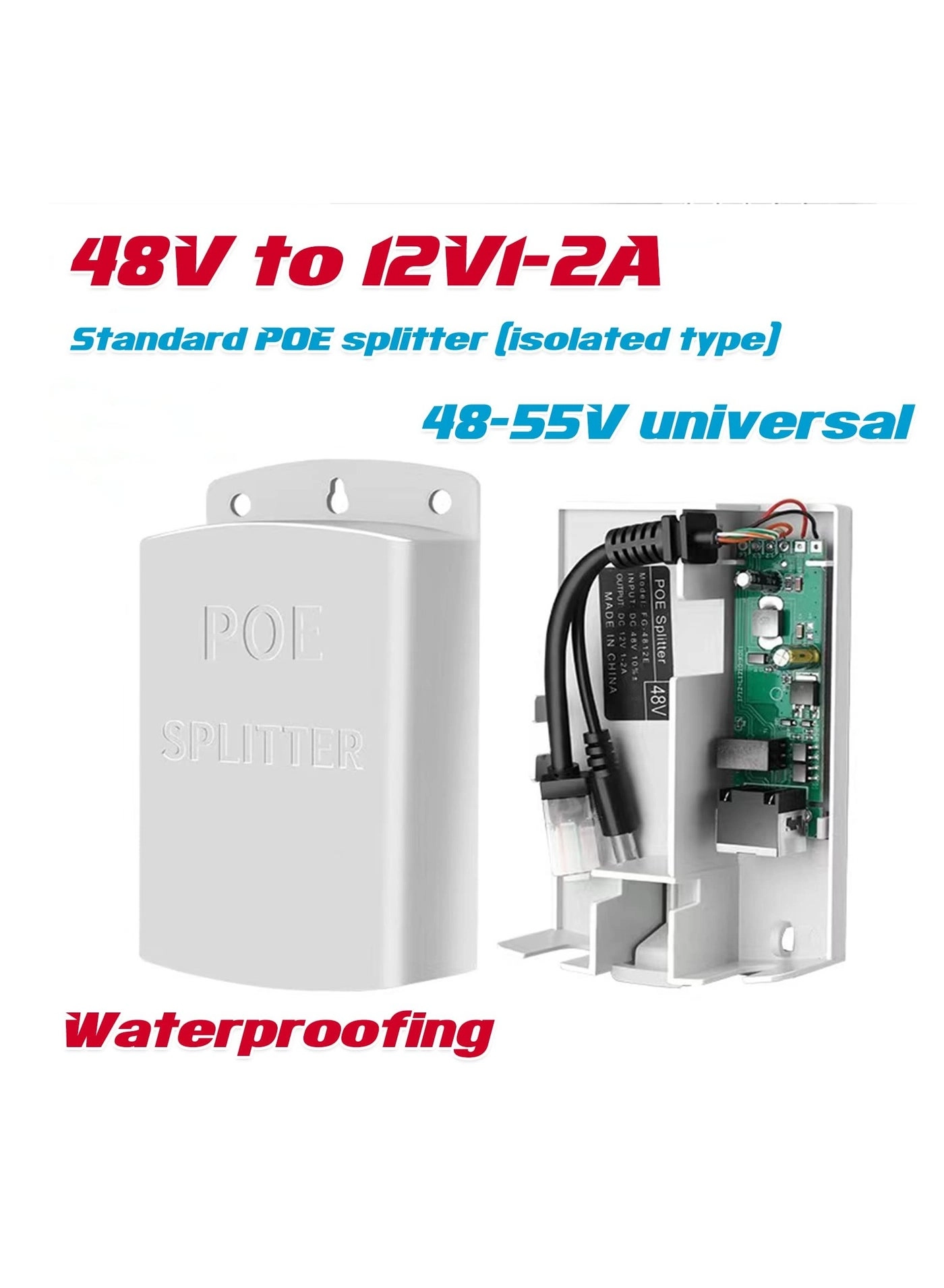 PS5712TG - 12V 2A 37V - 57V IEEE802.3af/at 10/100/1000Mbps 30W