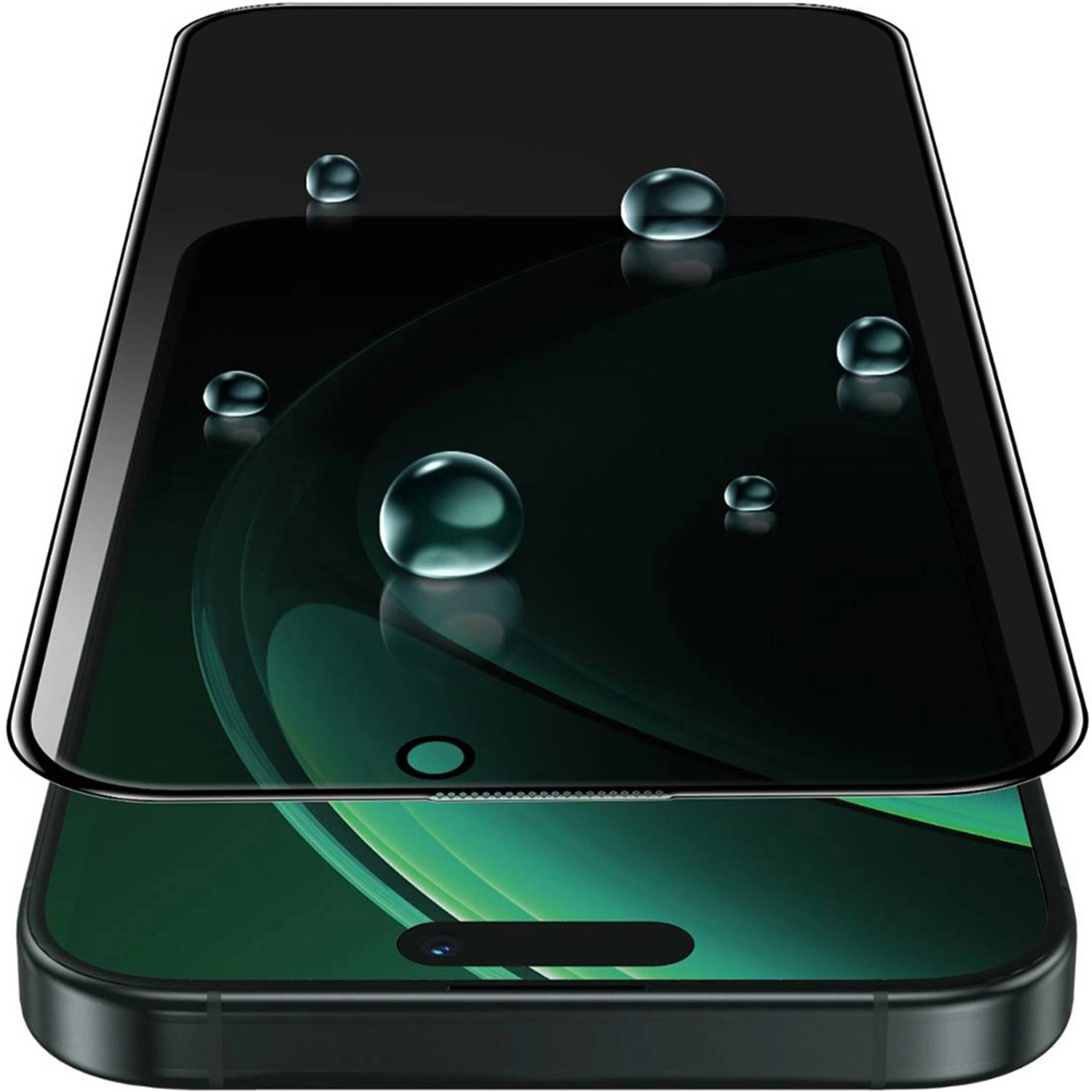 Privacy HD Glass Screen Protector for iPhone 16 Pro