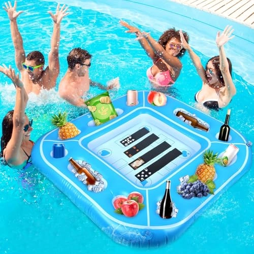 Floating Pool Games Table - Large Pool Game Table Set