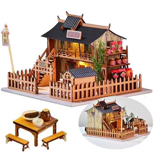 DIY Miniature House Kit - Bakery Shop