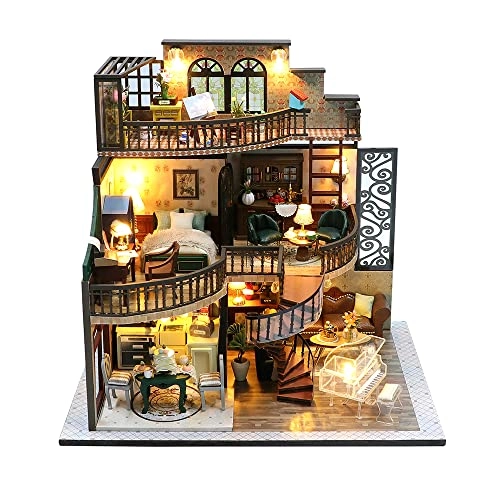 DIY Dollhouse Miniature Kit - 3D Wooden Furniture