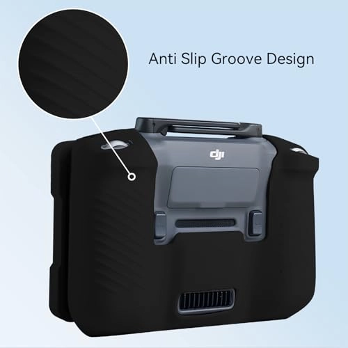 RC Pro 2 Silicone Protective Cover - 2-in-1 Screen Protector Black