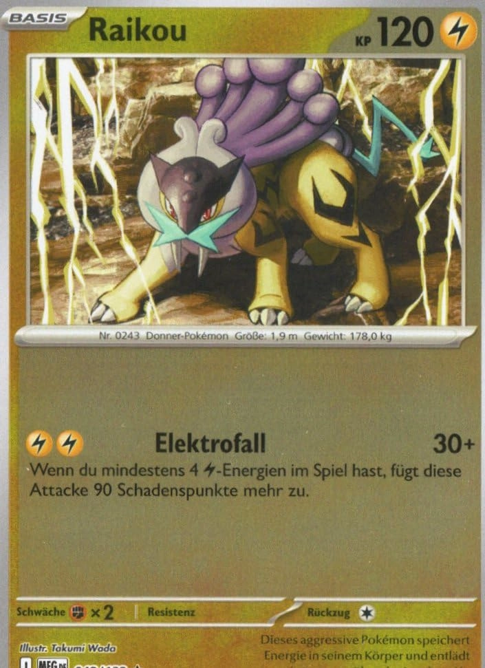 MZTCG Pokemon Raikou V BRS 048 - German