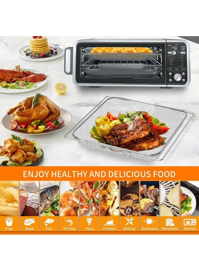 Air Fryer Grill Pan - Stainless Steel 1
